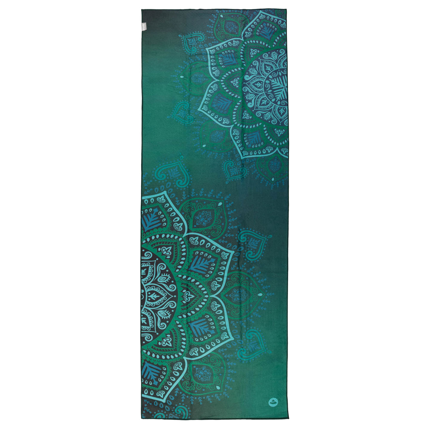 Bild von Yogatuch GRIP Yoga Towel Mandalas, Jungle Green