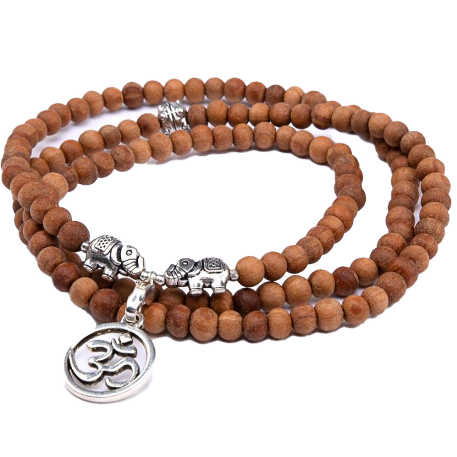 Bild von Mala Wickel-Armband mit Om & Buddha