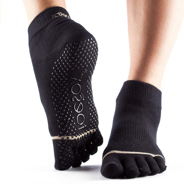 Kaufe Damen-Yoga-Socken mit offenem Rücken, atmungsaktiv